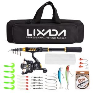 Telescopic Fishing Rod Full Kit Bundle